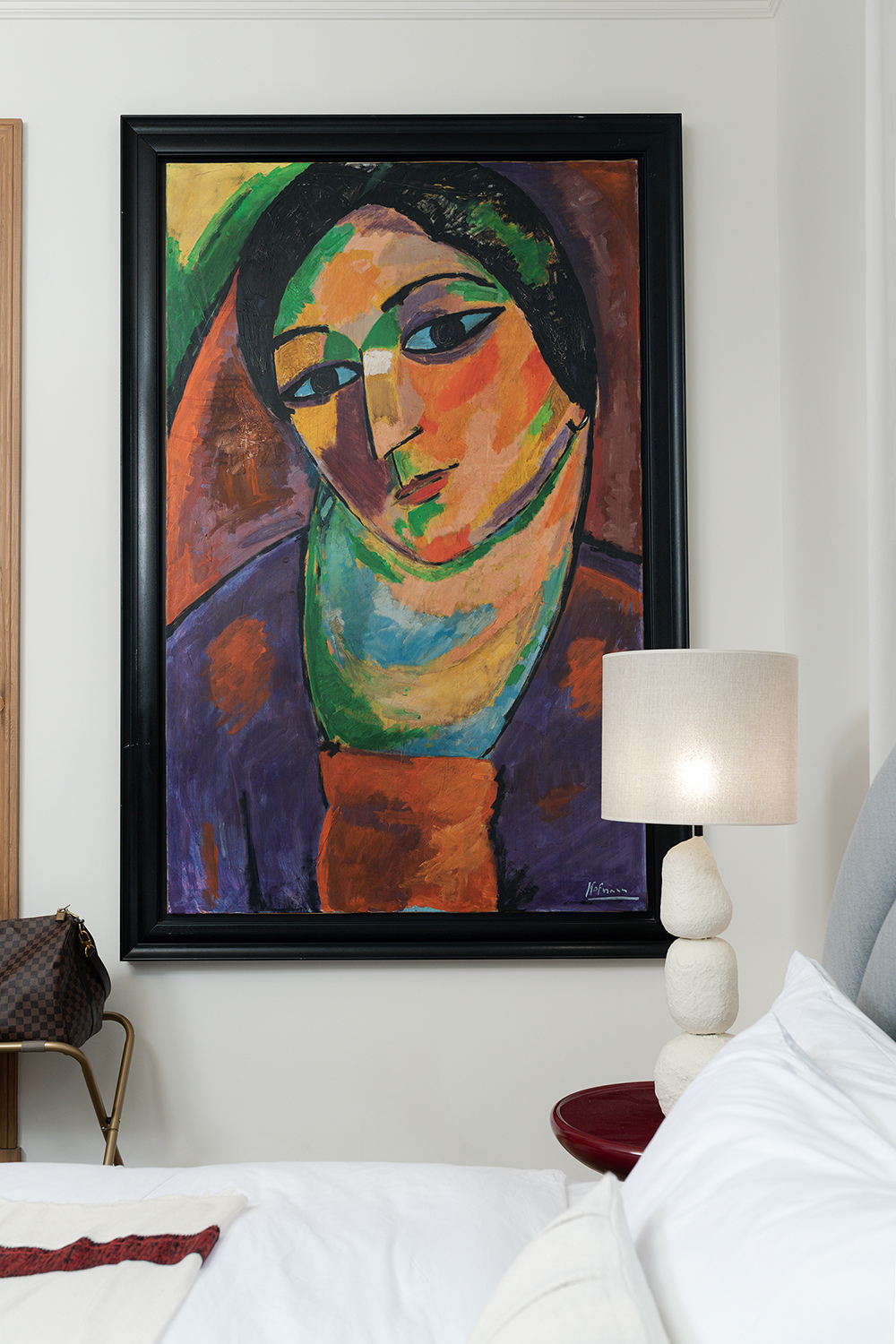 Bedroom detail at Maison Dada Guesthouse in Beirut photographed by Walid Rashid